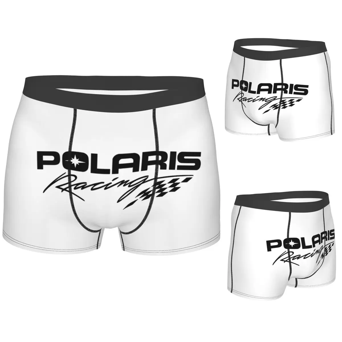 

Boxer Underpants Shorts Polaris Logo Panties Male Soft Underwear for Homme Man Boyfriend Gift