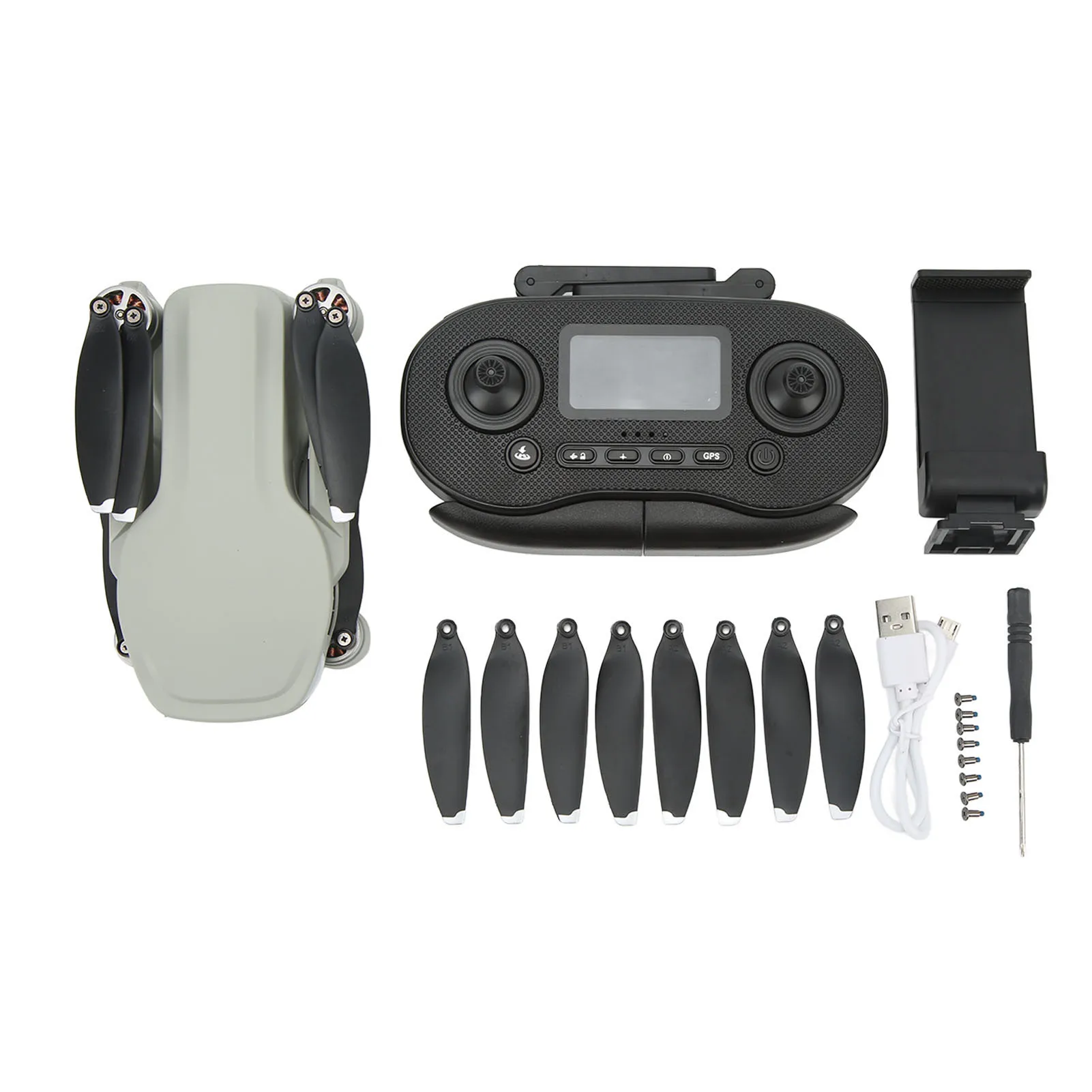 Dron do fotografii lotniczej L500PRO GPS Bezszczotkowy Składany Dron 4K HD RC Dron Fotografia Lotnicza RC Quadcopter Szary RC Quadcopter