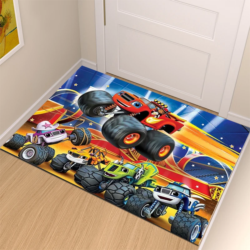 Disney Lightning Mcqueen Car tappeto per grandi aree tappeto 3D per la casa soggiorno ragazzo bambini camera da letto divano zerbino Decor tappetino