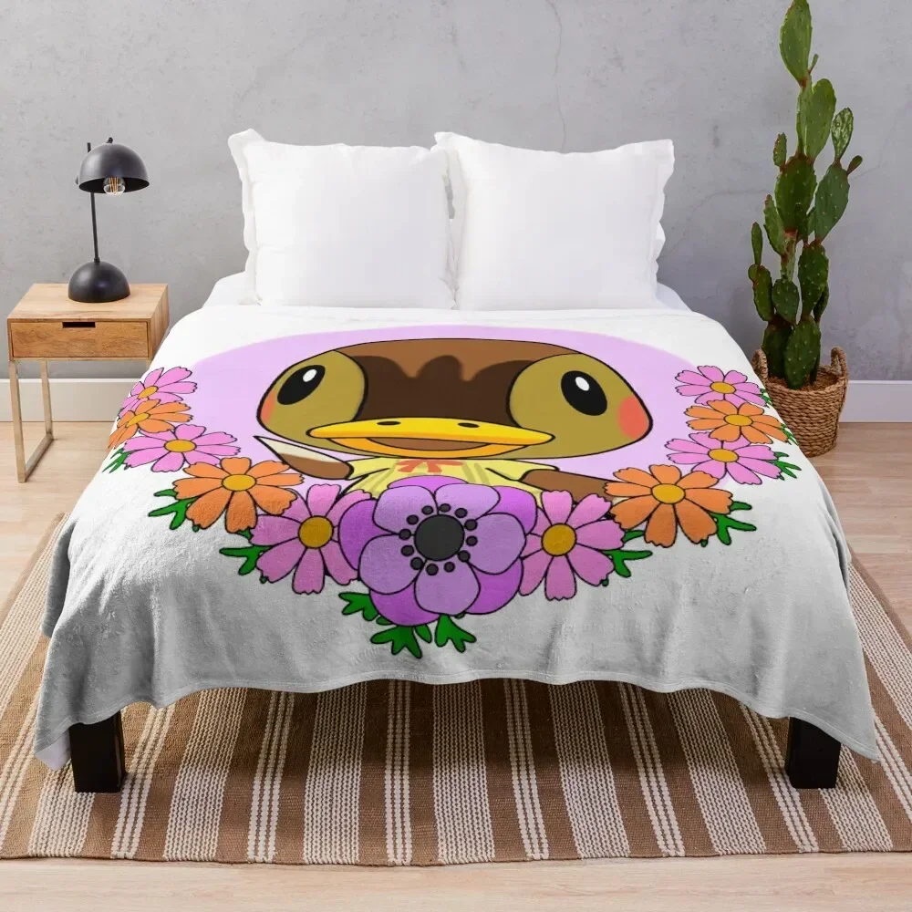 Little duck molly Throw Blanket Winter beds funny gift Blankets