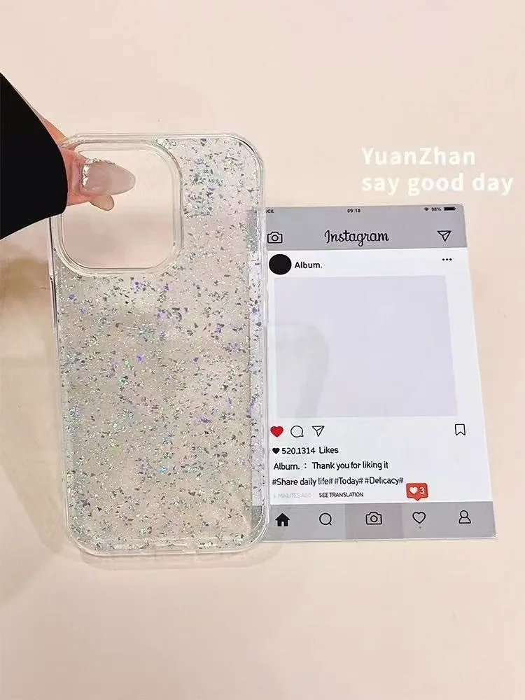 حافظة هاتف لامعة جديدة لهاتف iPhone - غطاء حماية ممتاز لجهازك ينطبق على هاتف سلسلة iPhone