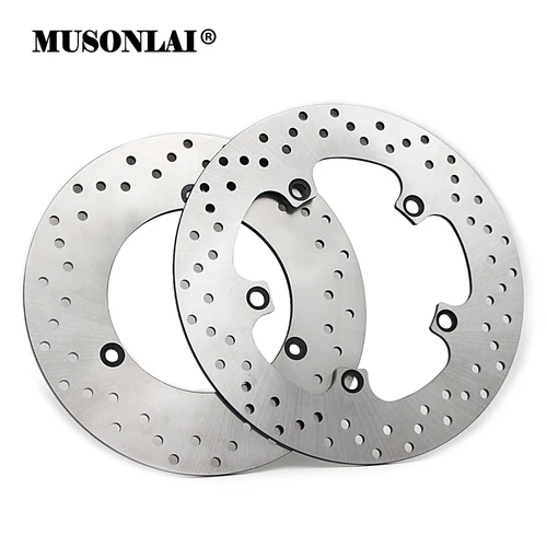 Disco de freno delantero de motocicleta, 267mm, 4,5mm, 245mm, 5mm, Rotor de freno trasero para Yamaha X-MAX XMAX 300 2017 2018 2019 2020 2021 2022 2023