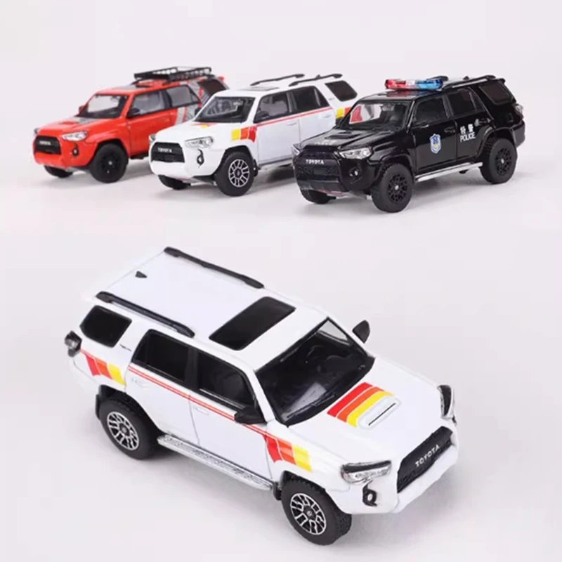 GCD 1:64 مقياس 4 عداء TRD Pro 2022 سبيكة محاكاة نموذج سيارة معدنية مجموعة ثابتة مزينة عطلة اللعب هدية تذكارية #5