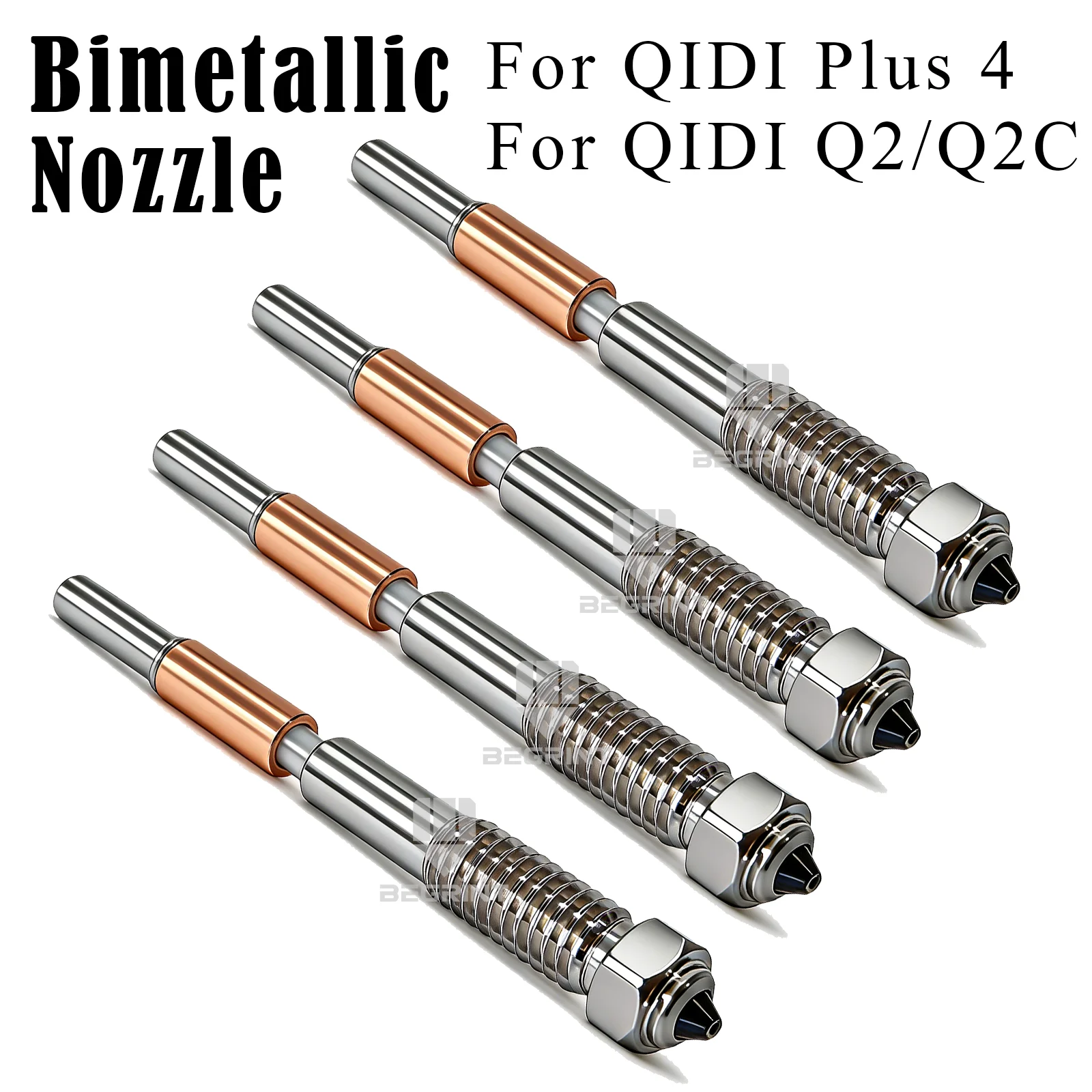 Dysza bimetaliczna do hotendu QIDI Q2 Q2 Combo z ceramiczną izolacją, zintegrowana, wytrzymała, 370 ℃   Wysokie temperatury dla drukarki QIDI Q2C — zdjęcie produktu 7