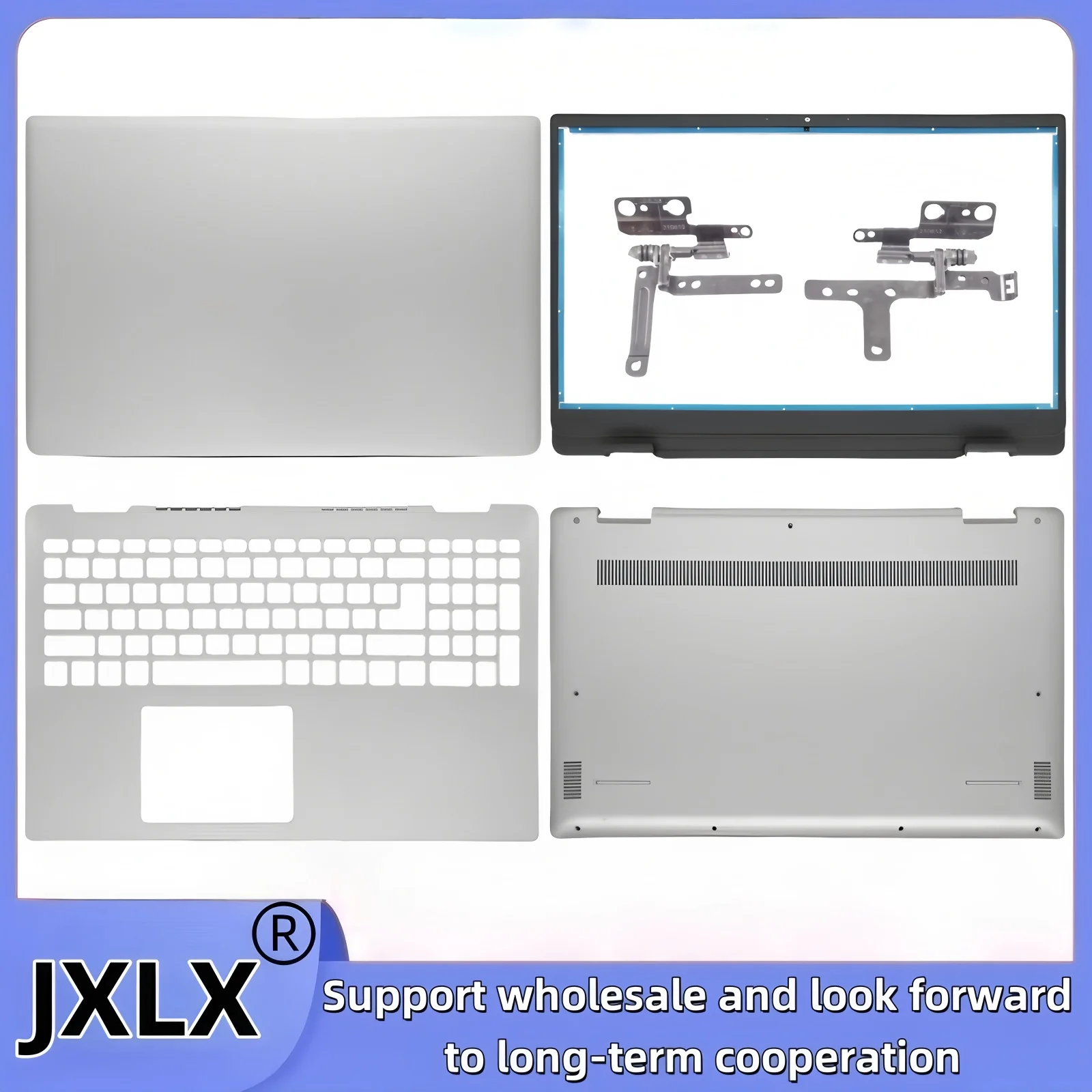 JXLX® New For Dell Inspiron 15 5590 5598 Laptop LCD Back Cover Top Case/Front Bezel Cover/Palmrest Cover/Bottom Base/Hinge0H8G80