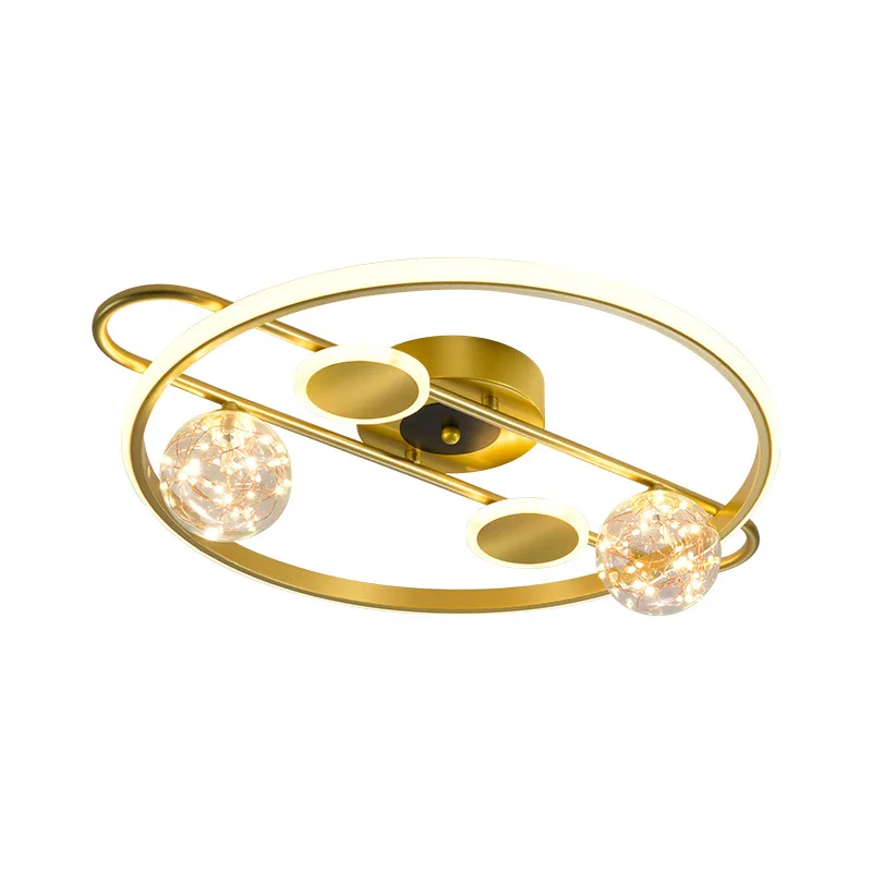 

Simple post-modern light luxury master bedroom ceiling lamp, warm and romantic gypsy