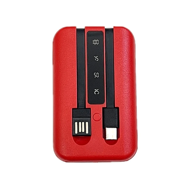 Estojos Powerbank Micro / Tipo-C Porta USB DIY Powerbank Shells Carregador Bateria