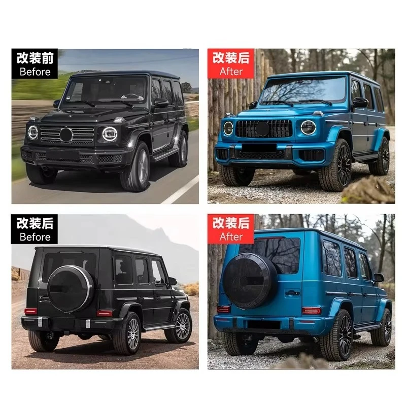 

New Arrival W464 G Class Upgrade to W465 G63 Body Kit Facelift Car Bumpers for Mercedes-G63 G450 G500 G550 Car Accessories