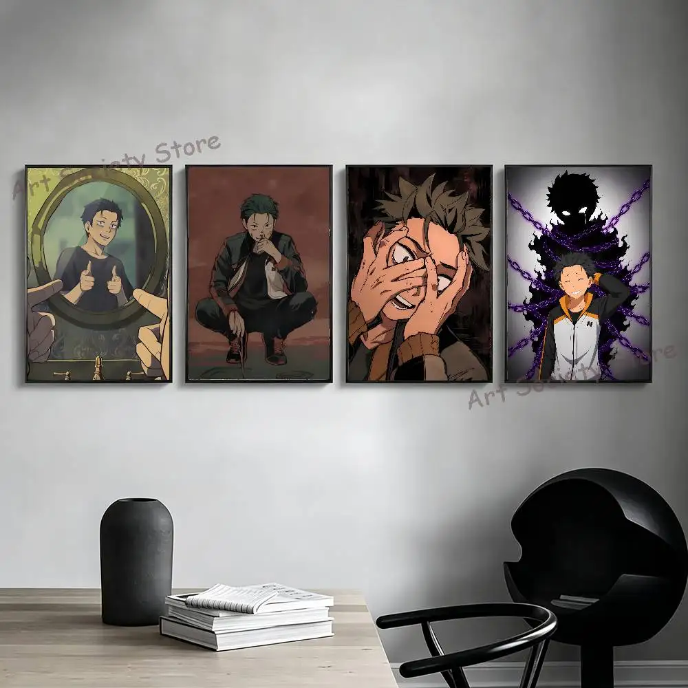 R-Re-Zero Subaru Poster Prints Wall Art Painting Picture Gift Living Room Bar Restaurant Dec Sticker Large