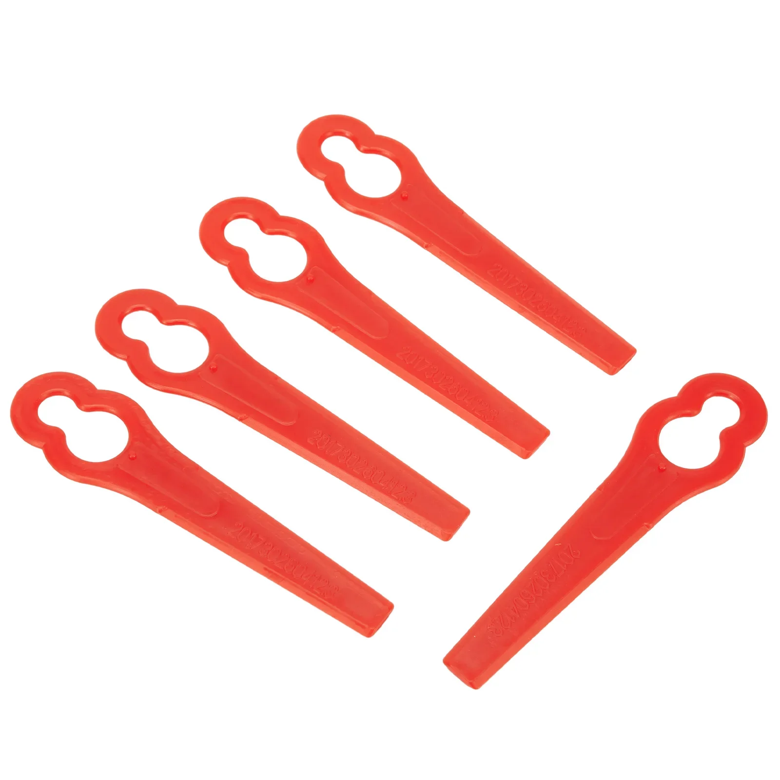 Einhell ใบมีดสำหรับเครื่องตัดหญ้าชุดเปลี่ยนเครื่องตัดหญ้าพลาสติกสีแดงใบมีดไร้สาย20ชิ้นทนทานใหม่เอี่ยม