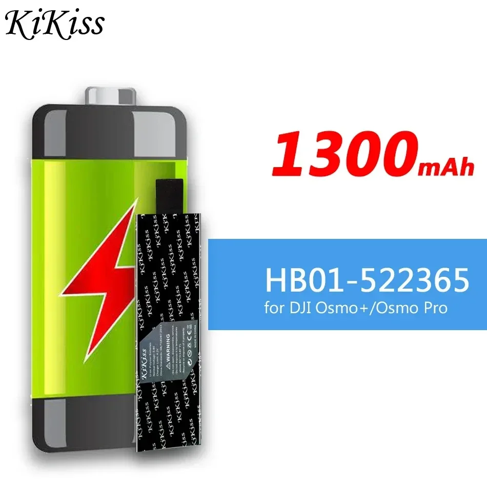 

1300mAh KiKiss Battery HB01-522365 HB02-542465 for DJI Osmo+/Pro RAW/OM150 OM16 Replacement Bateria