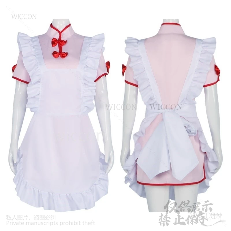 Robe de demoiselle d'honneur de style chinois Anime pour femmes et filles, perruques Lolita, shampooing, fête sexy, Halloween, Noël, Kawaii, nouveau, Ranma ½ Cosplay