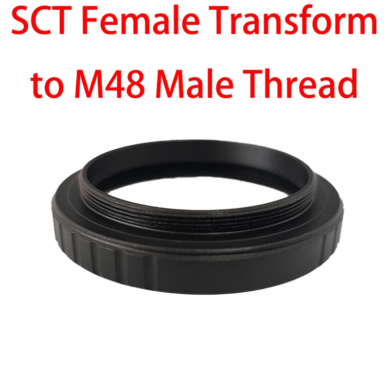 SCT Female Transform to M48 Male Thread T Ring Adapter Telescope Converter Threads Conversion Adaptor