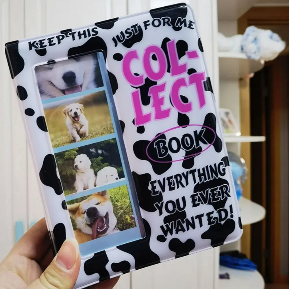 Cute Cartoon 4 Continuous Shooting Albums Clear Pockets with Inner Page Photo Album Holder PVC 64 Pockets