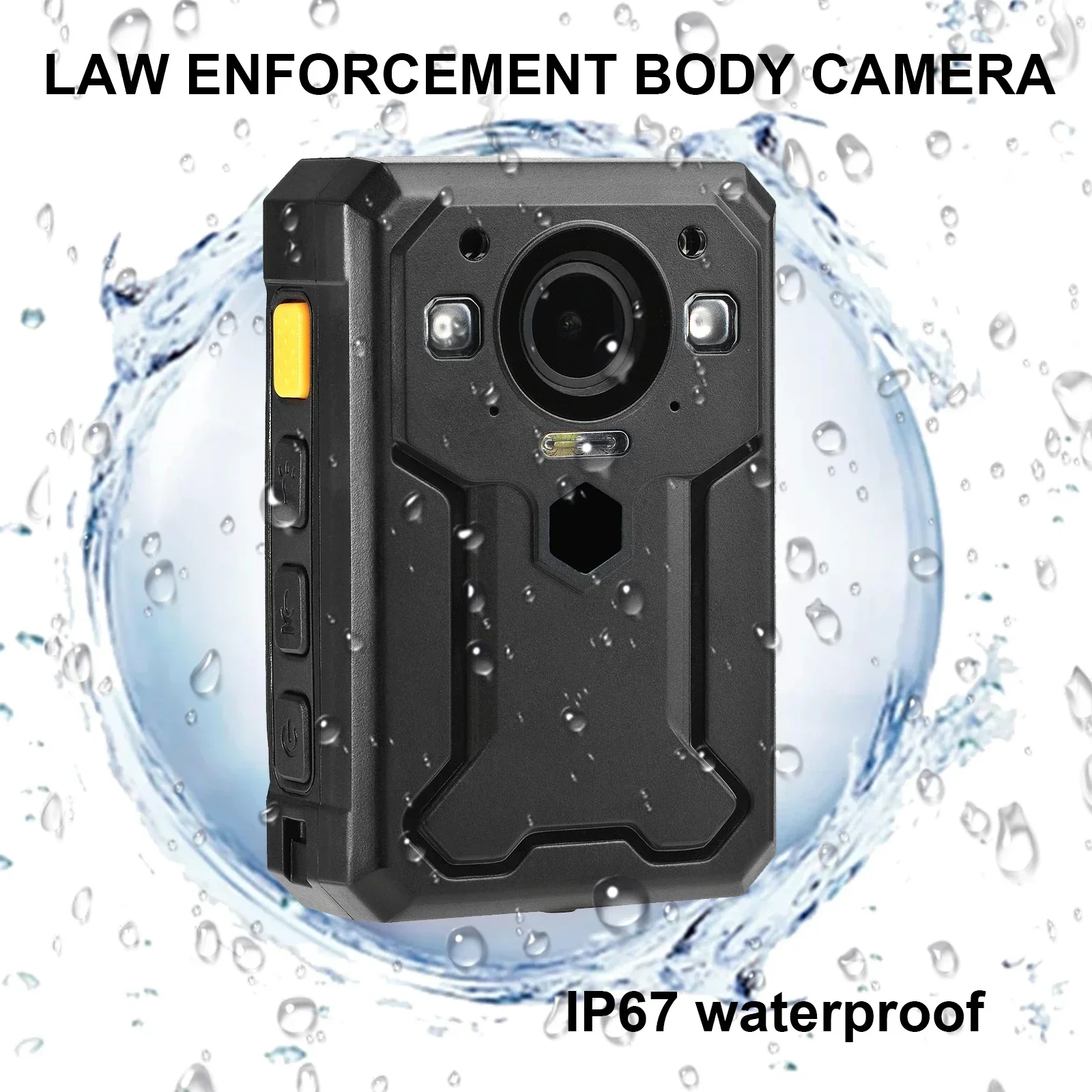 

BC607 Body Worn Camera HD 1440P 4G Live broadcast in real time with GPS Track Night Vision IP67 waterproof Portable Body Camera