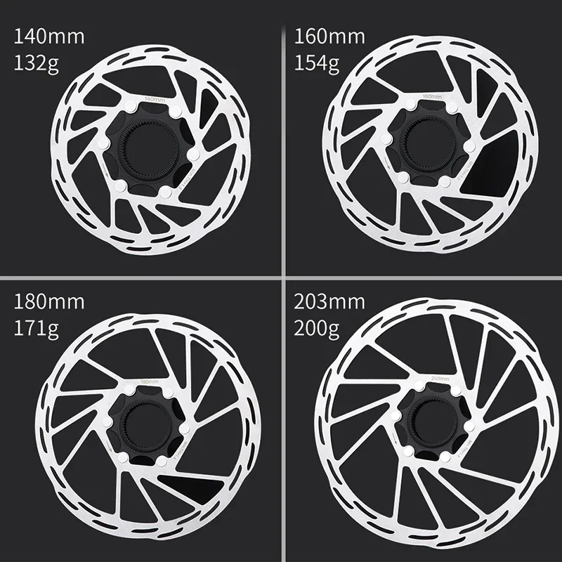 Center Lock Disc Rotor brake Strong heat dissipation floating rotor 140mm 160mm 180mm MTB/Road bike disc brake for Shimano Sram