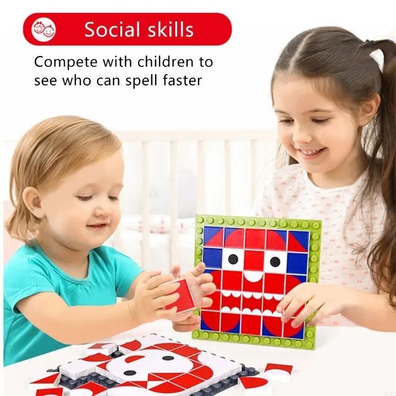 

Q22D 208pcs Wooden Puzzle Geometric Thinking Training Game Children Learning Learning Educational