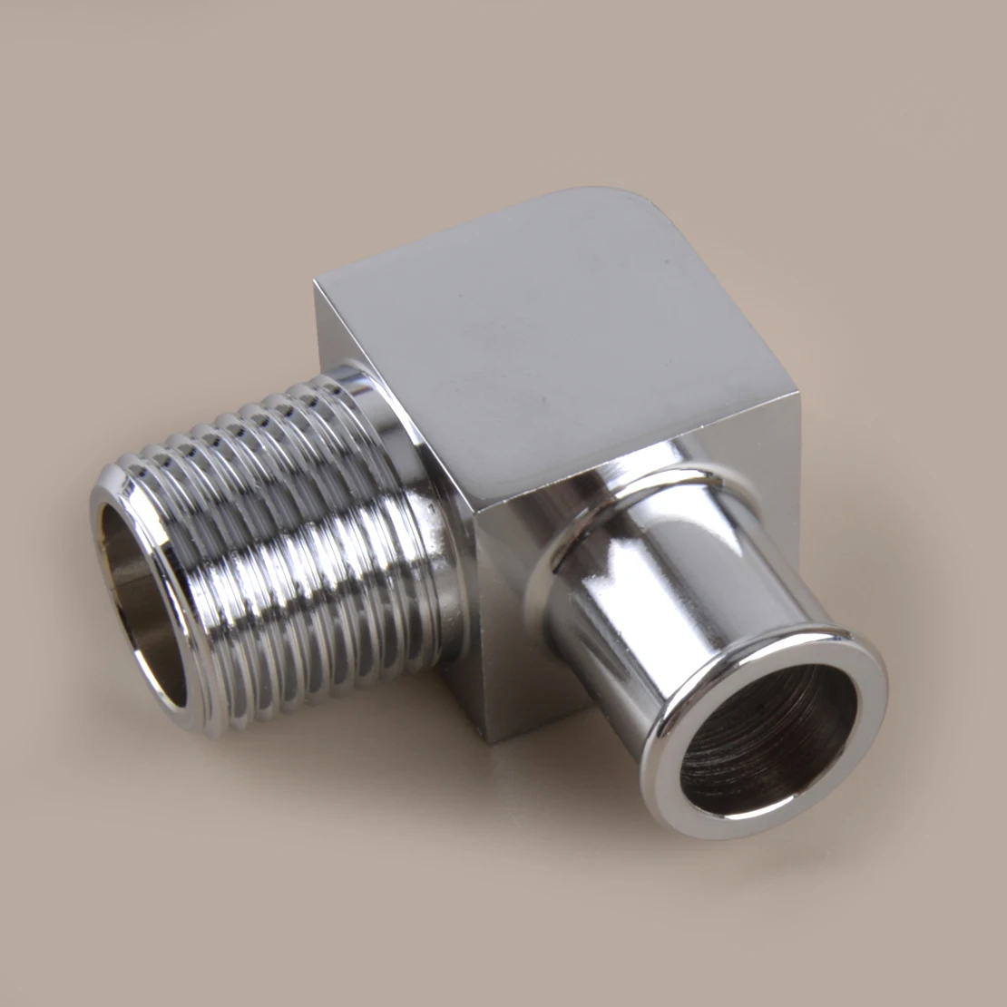 

90 Degree Universal Heater Hose Adapter Fitting Connector 1/2" NPT to 5/8" Hose Barb 02-FT New