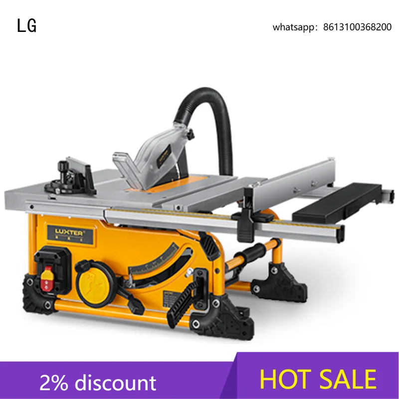 OYLP M1H-ZP3-210 Multi-Function 8 Inch Table Saw Portable Electric Cutting Machine Household Woodworking Board Cut Table 220V