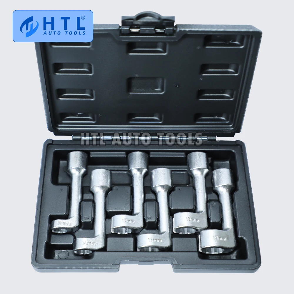6-teiliges Set Diesel-Einspritzdüsen-Schraubenschlüssel-Set, Einspritzrohr-Steckschlüssel für Autoreparaturen – Detail 1