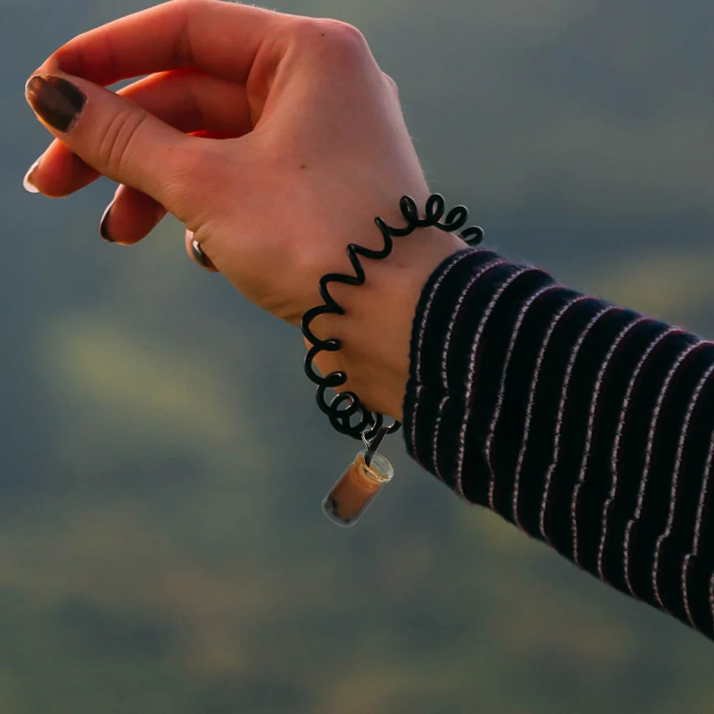 20pcs Simulation 3D Pearl Cup Pendant Resin Jewelry For Keychain Backpack Charm Diy Decor Creative Photo Props Simulated Milk