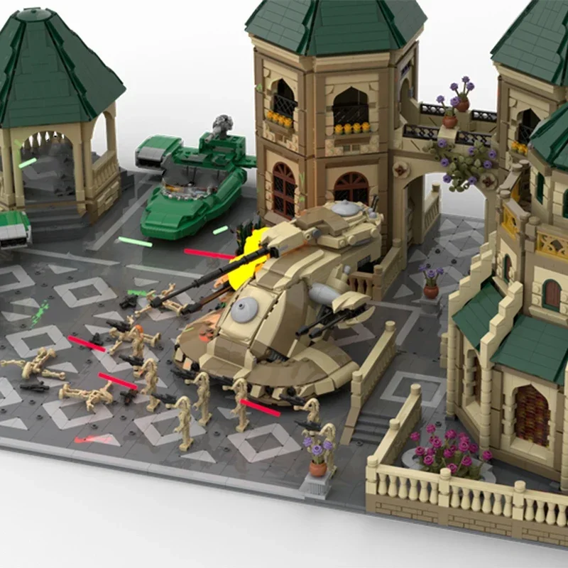 10971pcs MOC 공상 과학 영화 (스타 배틀) 에피소드 1 나보 건축 빌딩 블록 그림의 전투 |   디스플레이 장난감 선물