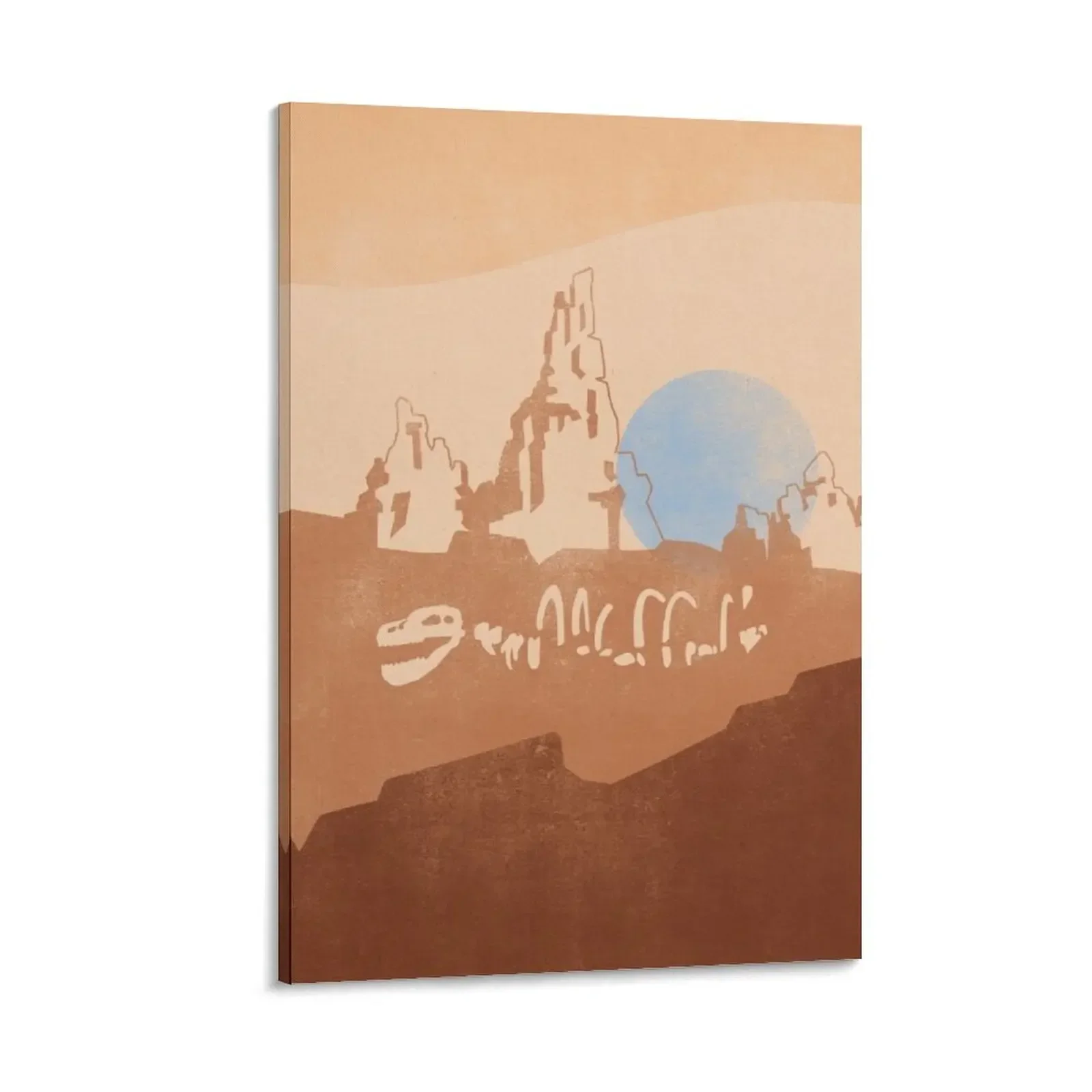 

Big Thunder Mountain Railroad Minimalist Design Canvas Painting Wall decoration poster posters decoration for the room