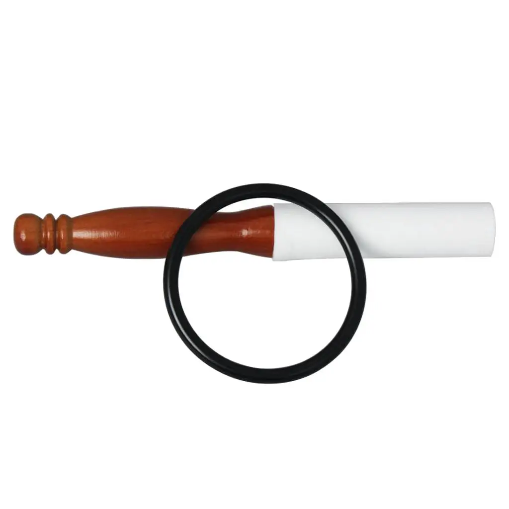 Rubber Mallet with Wooden Handle for Crystal Quartz or Tibetan Meditation s