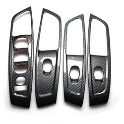 ABS Car Door Window Switch Lift Panel Trim Cover for Renault Koleos for Samsung QM6 LHD 2017 2018 2019 2020 2021 2022 Interior