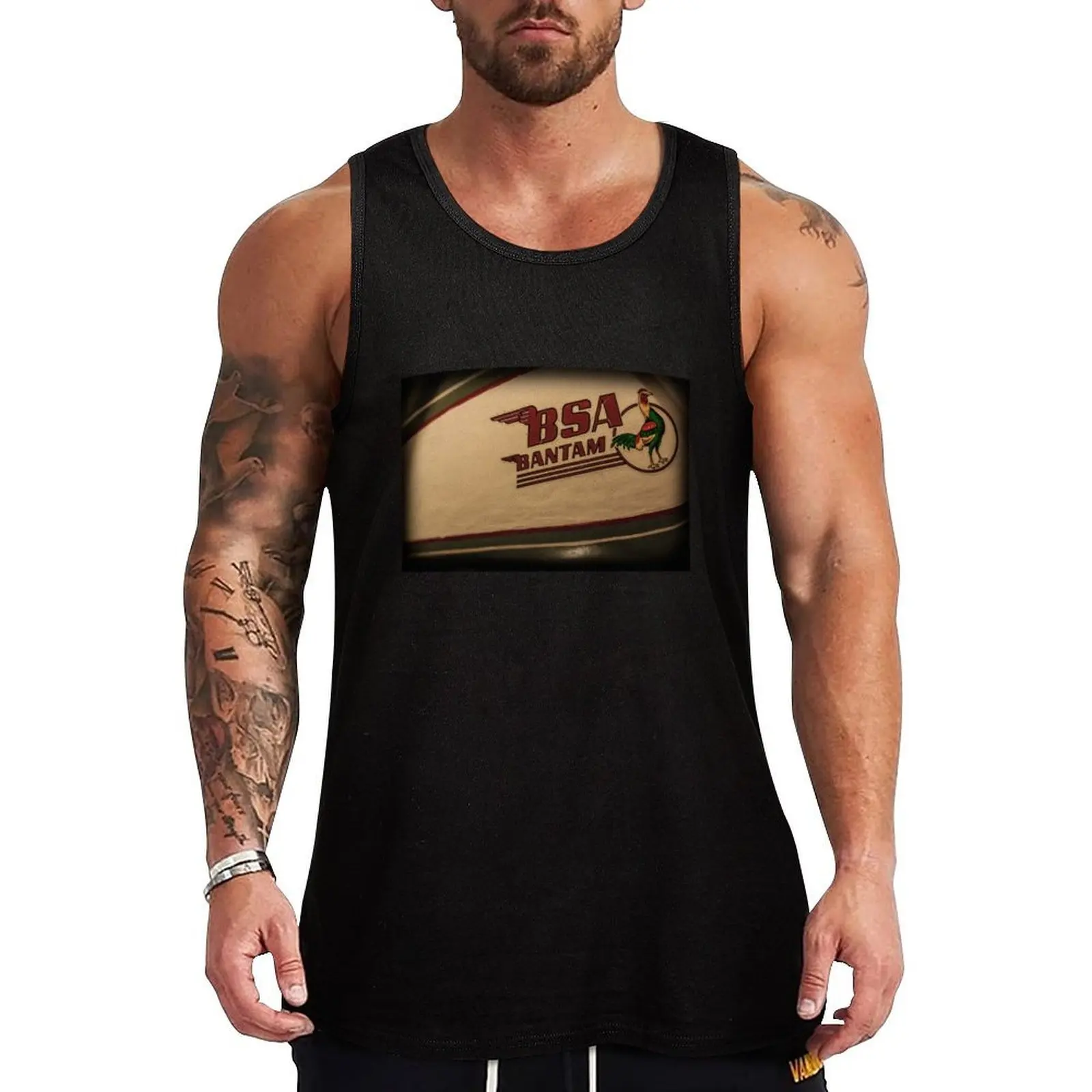 

BSA Bantam Tank Top gym clothes men Short sleeve t-shirts man