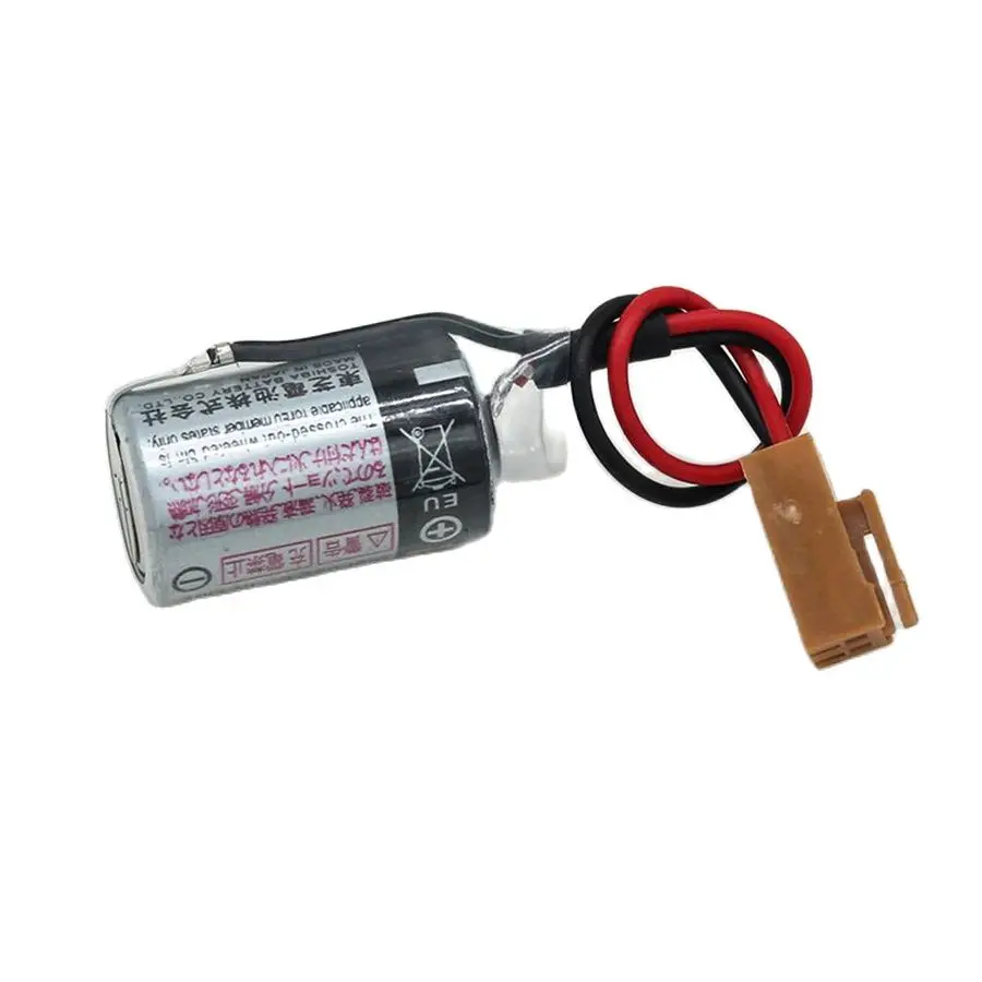 2pcs/lot ER3V 3.6V JZSP-BA01 PLC Industrial Control CNC Non-rechargeable Lithium Battery