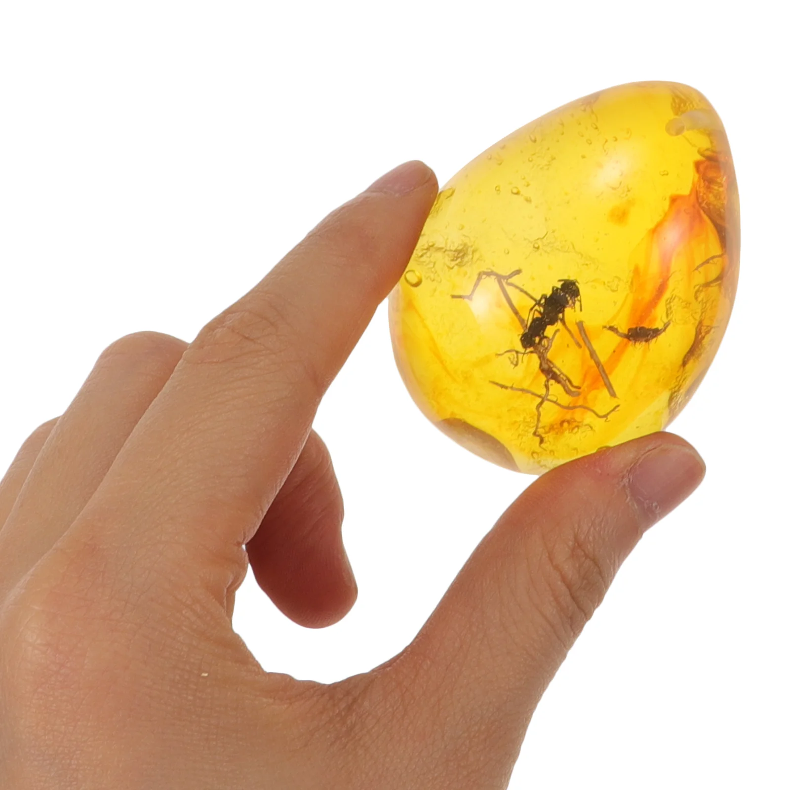 Amber Insect Decor for DIY Crafting Ant Decoration Pendant Ornament Yellow Crafts