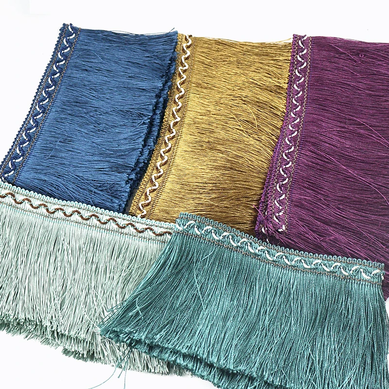 

2/5Meters 13cm Tassel Fringe for Curtain Home Textile Lace Trim Dress Garment Decor Tassels DIY Clothes Sewing Accessories