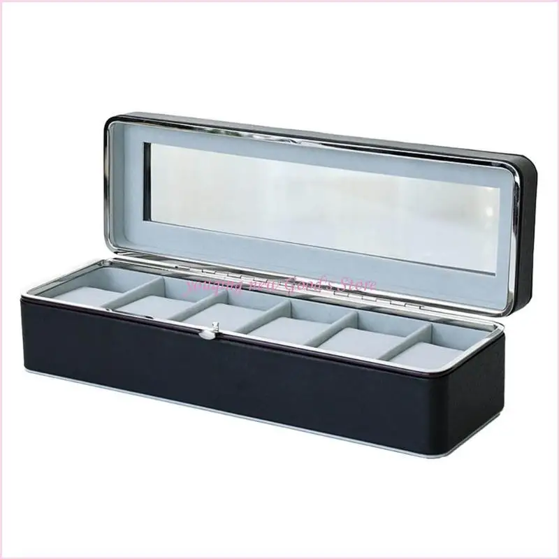 

57QA Durable Watch Display Box PU Watch Case Portable Watch PU Material