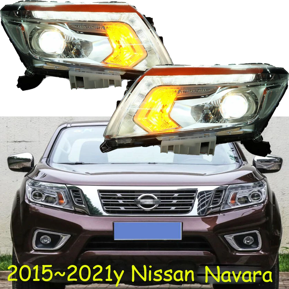 1pcs car bumper headlamp For Nissan NAVARA NP300 headlight  2015~2020y car accessories head lamp for Nissan NAVARA fog light