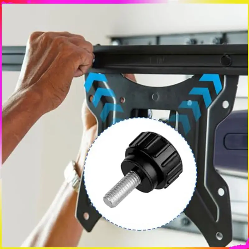 M04K 10 個マウントネジ M 4 × 10 ミリメートルローレットつまみネジ機械ドア固定炭素鋼糸