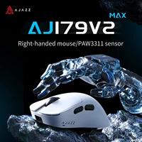 AJAZZ AJ179 V2 MAX ratón inalámbrico para juegos PAW3311 ratón Bluetooth con cable trimododo Gamer ergonómico ligero accesorios de computadora