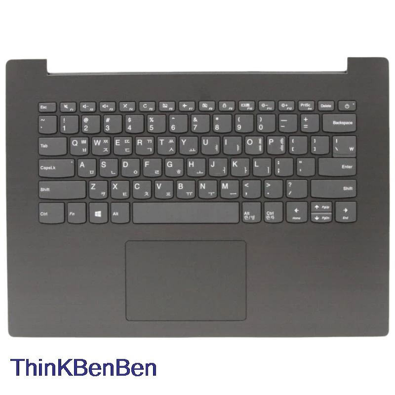 

KR Korean Iron Gray Keyboard Upper Case Palmrest Shell Cover For Lenovo Ideapad 330 14 14AST 14IKB 14IGM 5CB0R40347