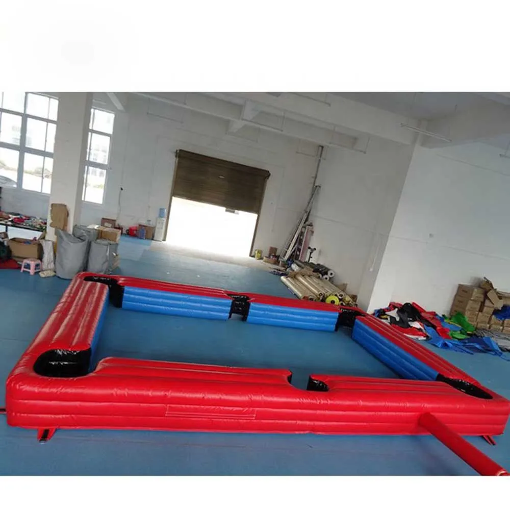 2025 nouveau jeu de balle de billard gonflable aire de jeux Table de billard de Football avec des balles ballon de billard gonflable terrain de Football de billard