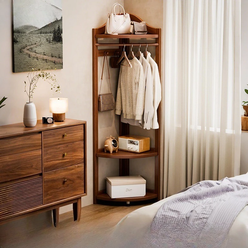 

Multi Functional Corner Coat Rack,floor Standing Clothes Hanger,thickened and Simple Clothes Hanger,bedroom Clothes Storage Rack