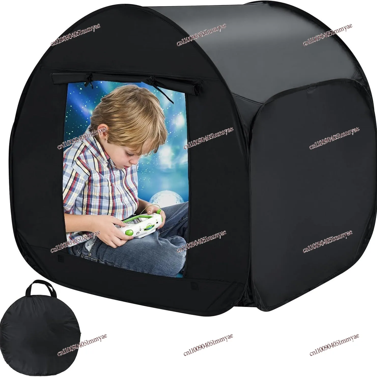 

Foldable Portable Storage Black Children's Tent Indoor Game House Leisure House