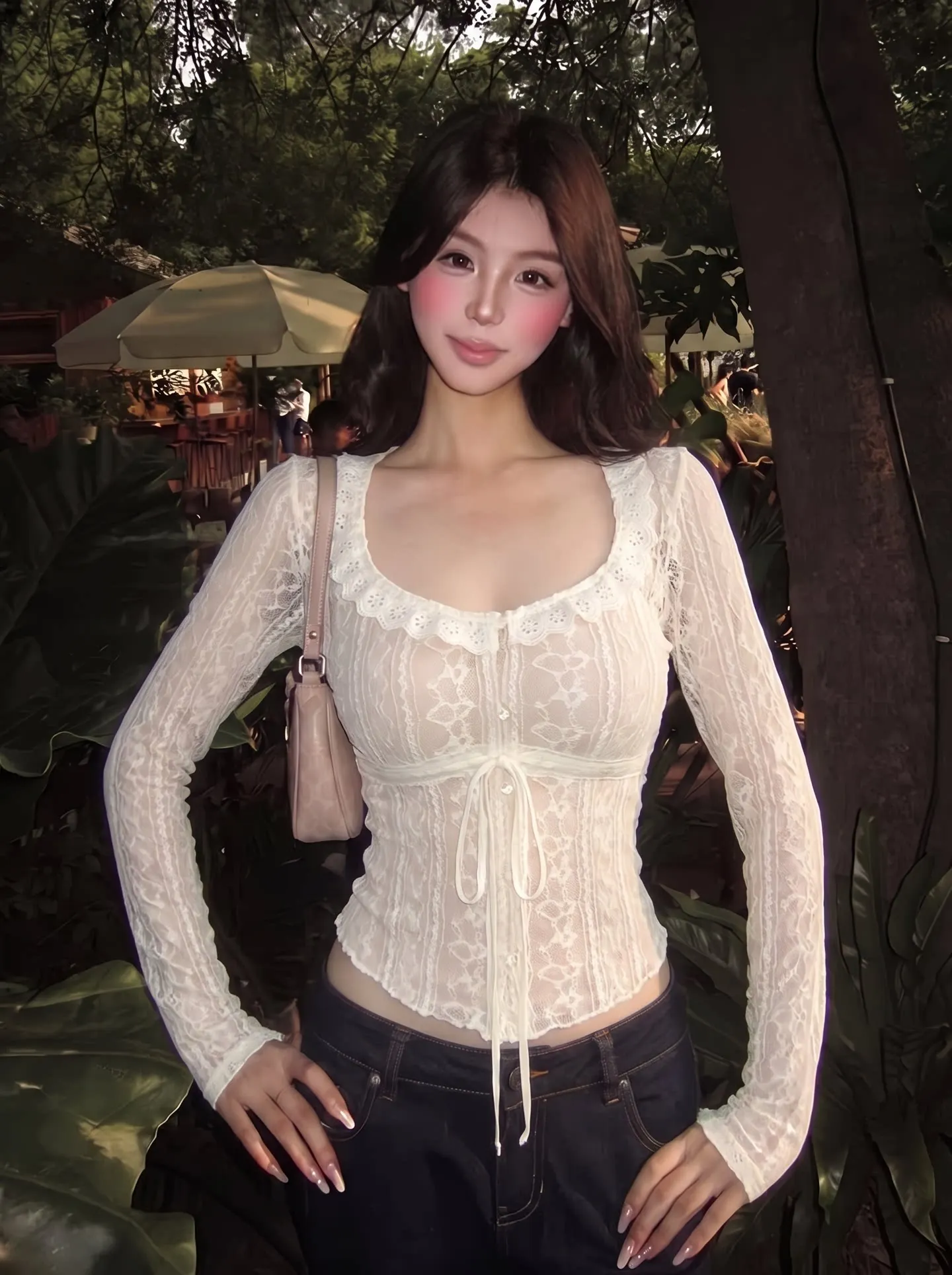 Women White T-shirt Harajuku Korean Y2k Tee Top 90s Aesthetic 2000s Fashion Vintage Slim Fashion T-shirt Clothes
