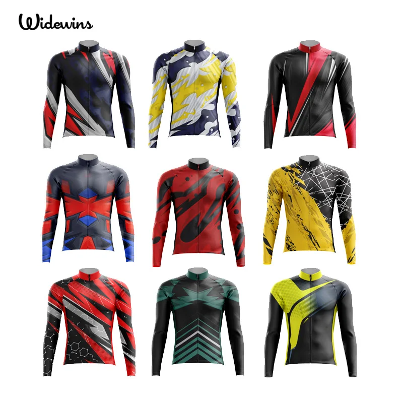 

Long Sleeves Cycling Jersey Team New Bicycle Cycling Clothing Men's MTB Roupa Ciclismo Masculino Men's Long Sleeves Cycling