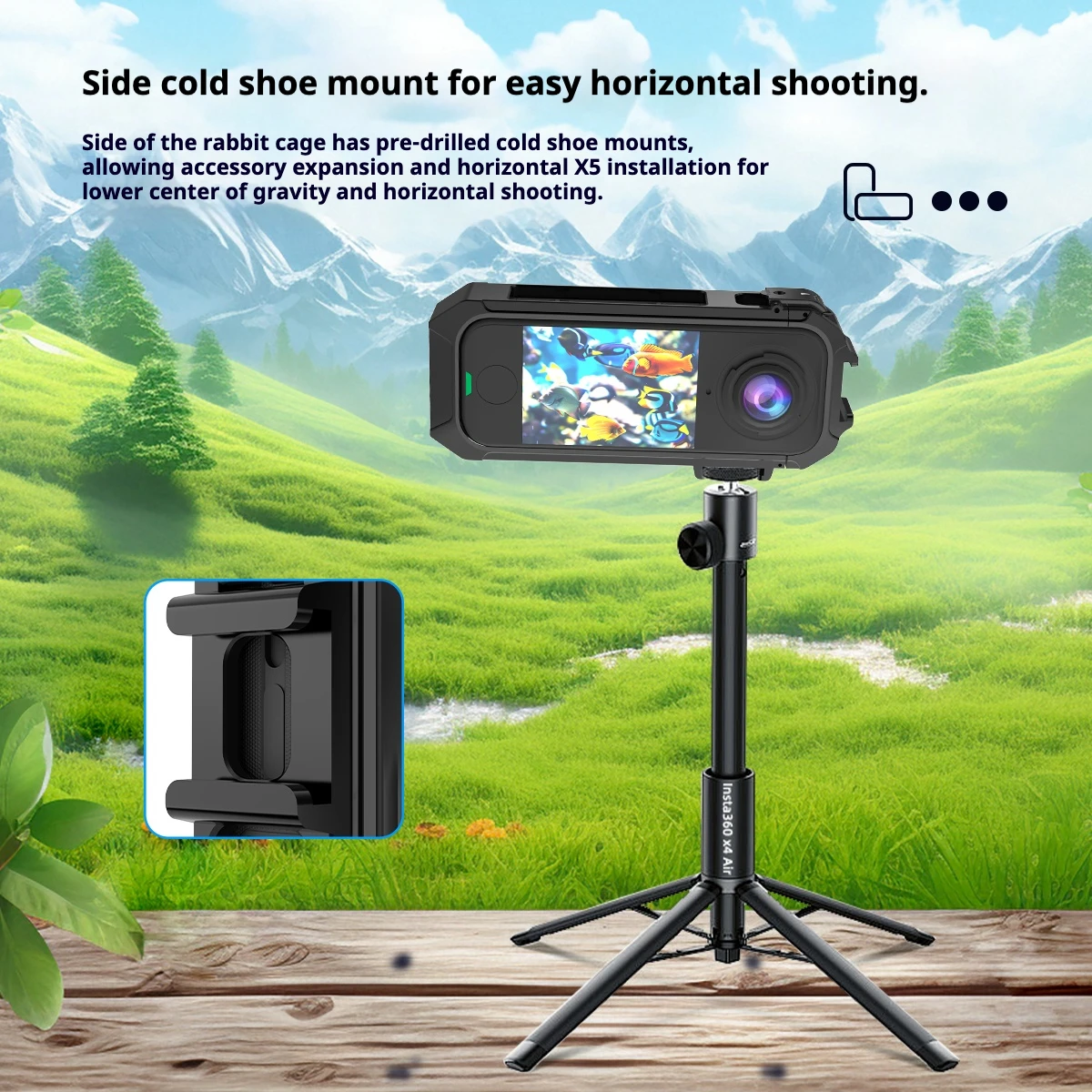 Rangka PC untuk Insta360 X4 Ai - Insta360 Camera X4 ulasan dan harga