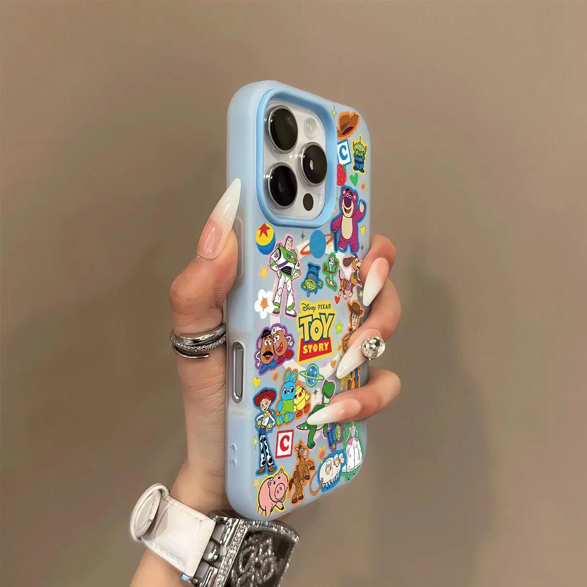 Funda 2 en 1 con diseño de Buzz Lightyear de Toy Story para Magsafe, compatible con iPhone 17 Air, 16, 13, 12, 11 Pro Max, 15, 14 PLUS, estilo Y2K