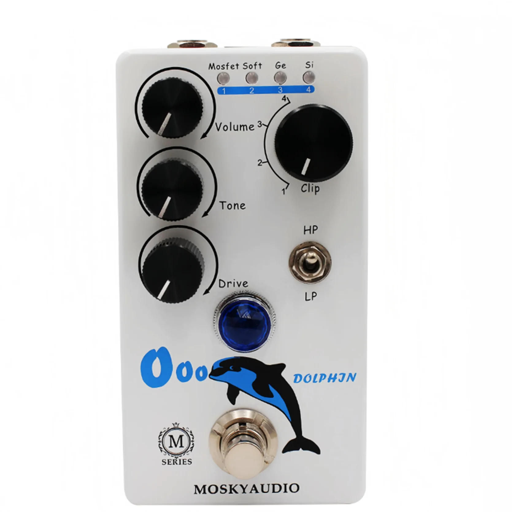 MOSKYAUDIO DOLPHIN Guitar Pedal High Gain Distortion Overdrive Electric Guitar Effects Bass Instrument Accessories