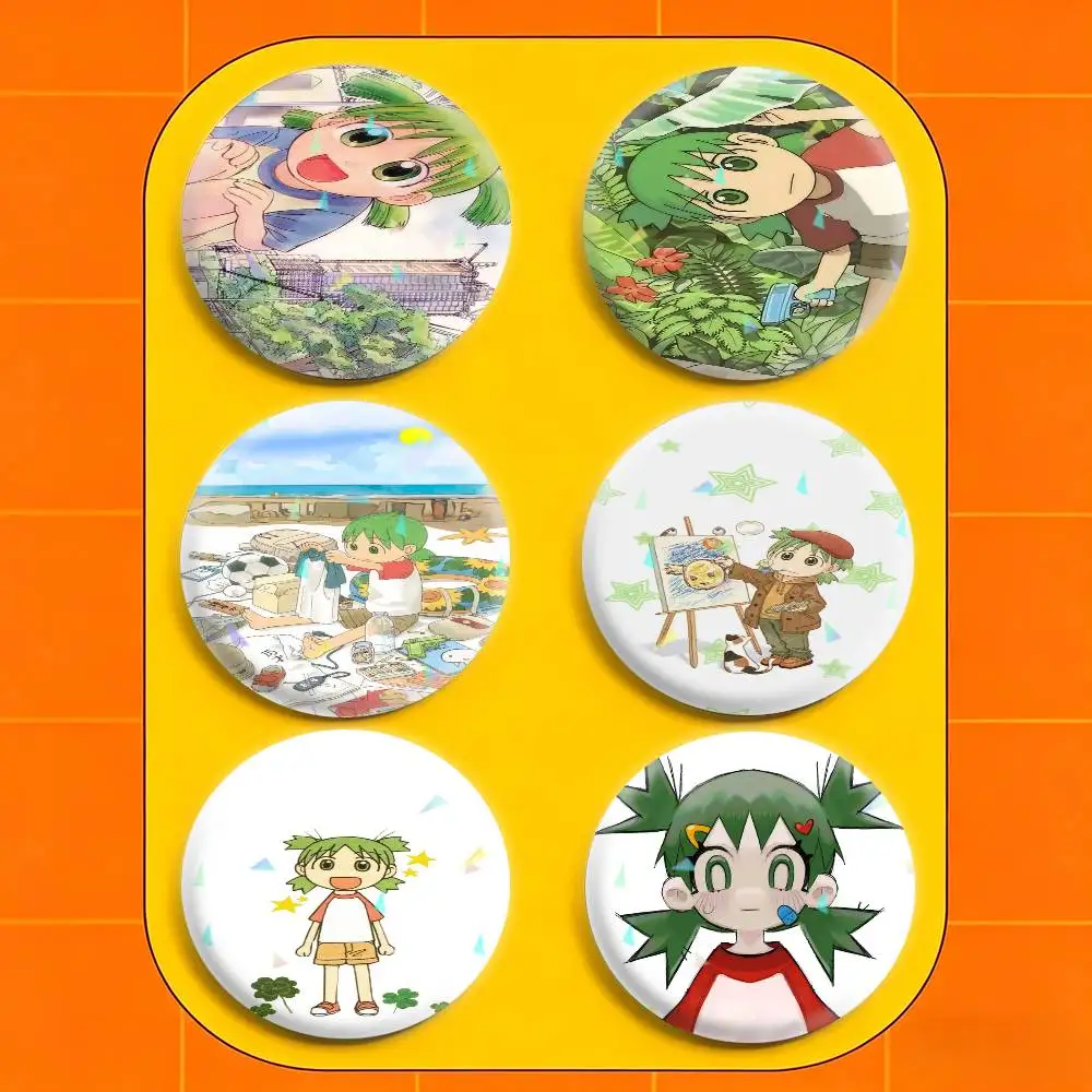 

Y-Yotsuba K-Koiwai 32/44/58mm Handmade Pins Round Brooch Badge Backpacks Clothes Jewelry Gifts
