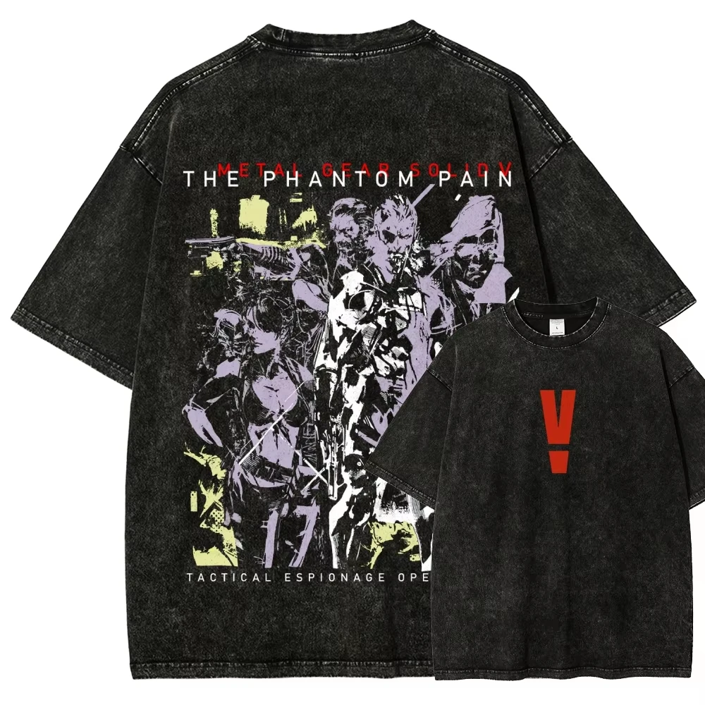 Metal Gear Solid T-Shirt Men W - огляд і ціна Retro Gaming T Shirt