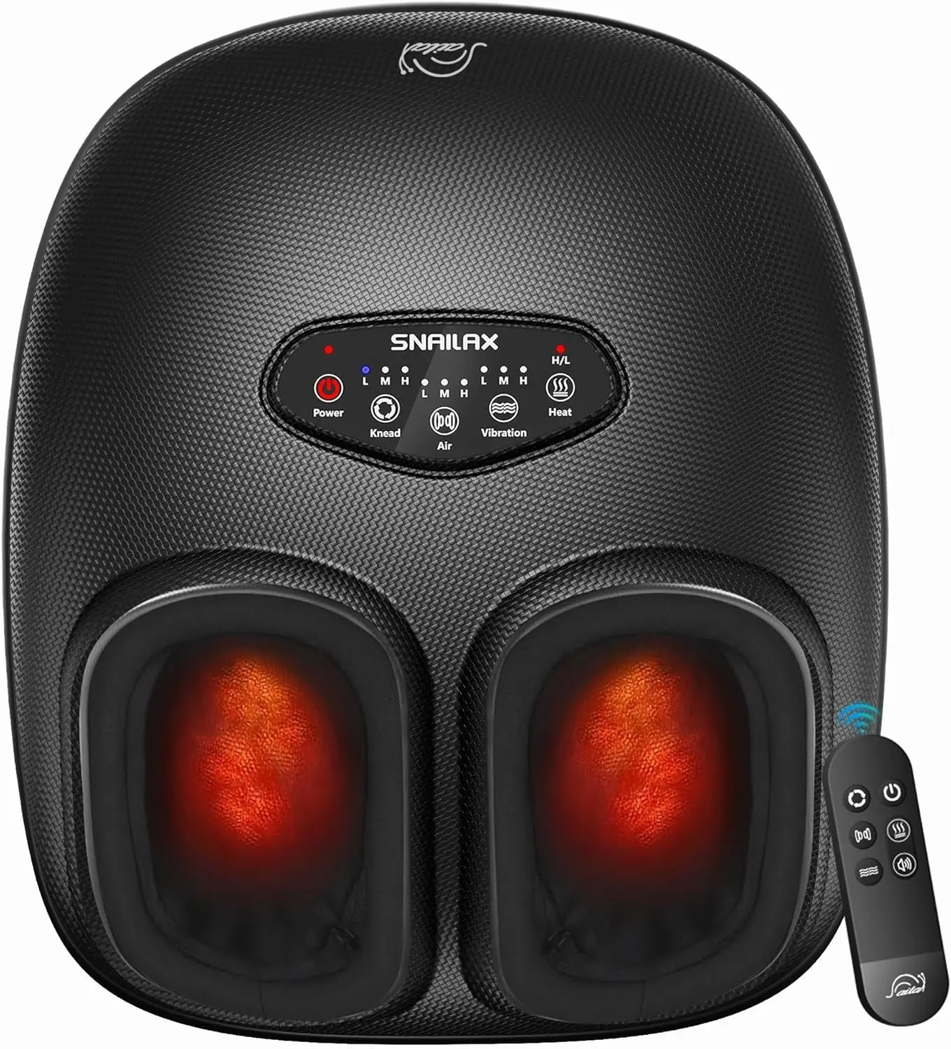 

Electric Foot Massager with Heat, Deep Kneading, Compression, Vibration for Plantar Fasciitis Relief, Remote Control