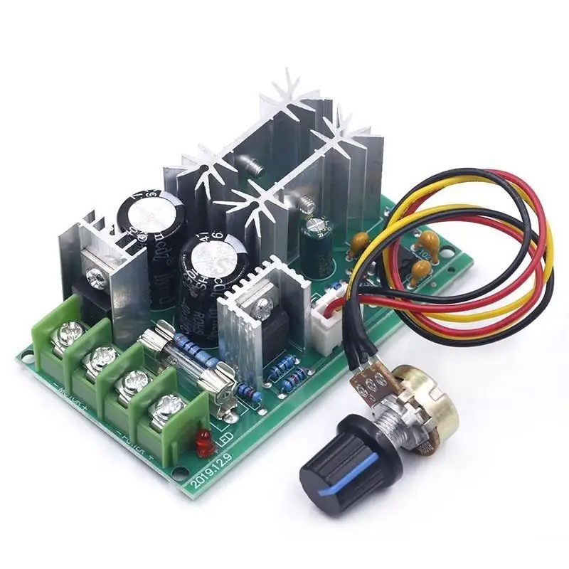 DC10-60V DC 10-60V Motor Speed Control PWM Motor Speed Controller Switch 20A Current Voltage regulator High Power Drive Module